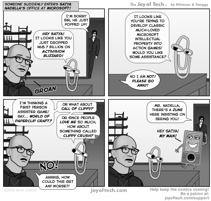 Joy Of Tech® 'I See You Bought Activision Blizzard!'