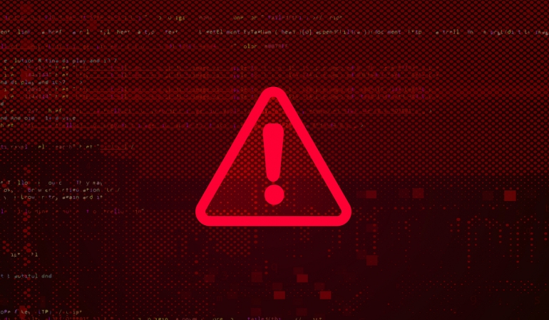 Malware, or hack attack concept.